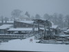 We walked through a white sqawl of a blizzard to the Viking Boat Museum in Roskilde