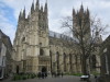 Canterbury Cathedral from close up.