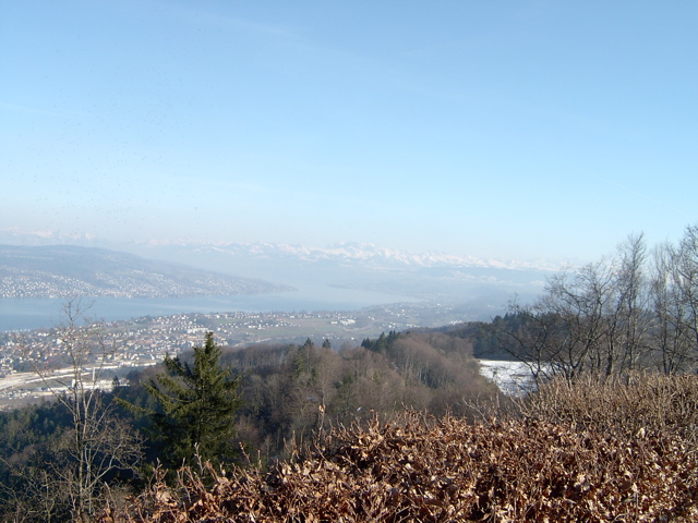 View of the mountainside